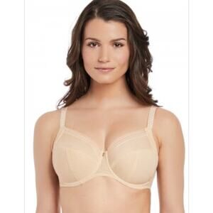 Two Fantasie Side Support Unlined Beige Underwire Bra